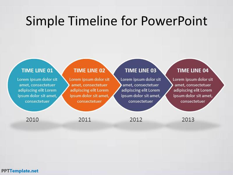 Timeline Ppt Template Free from ppttemplate.net