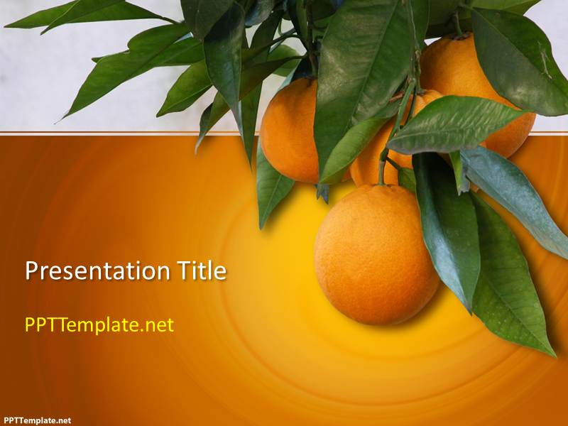 orange powerpoint templates