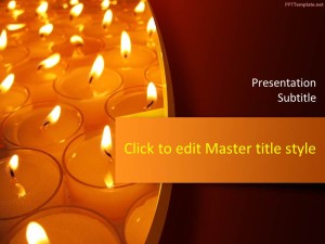Free Candles PPT Template