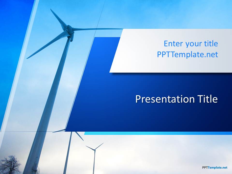 Free Wind Energy PPT Template