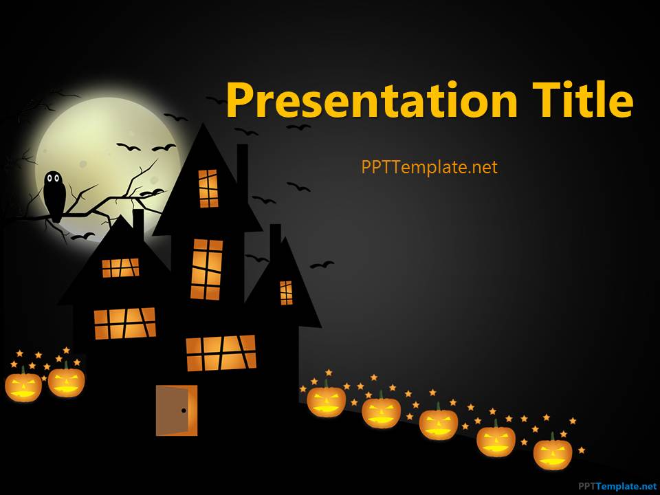 powerpoint template halloween