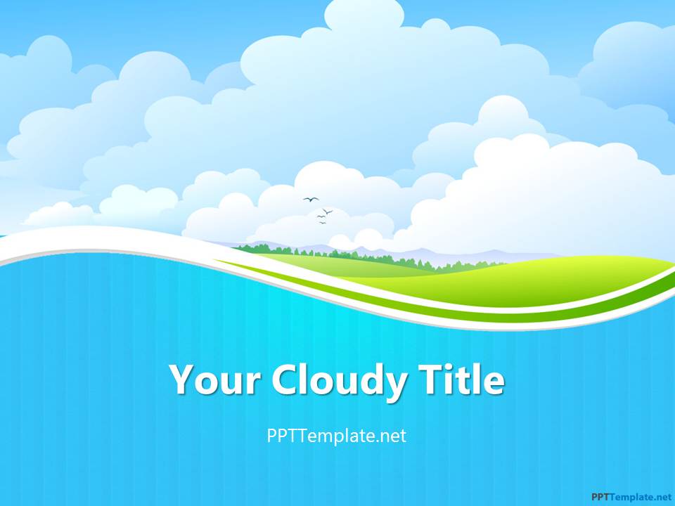 Free Sky PPT Template