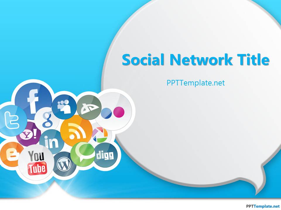 social media ppt background