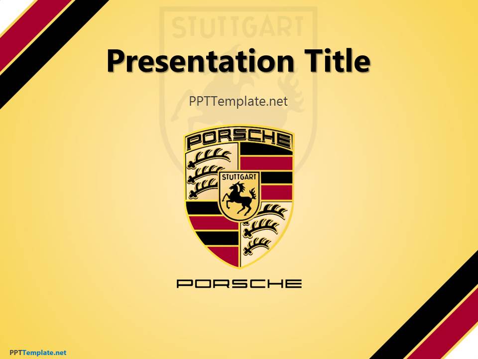 Free Porsche Ppt Template