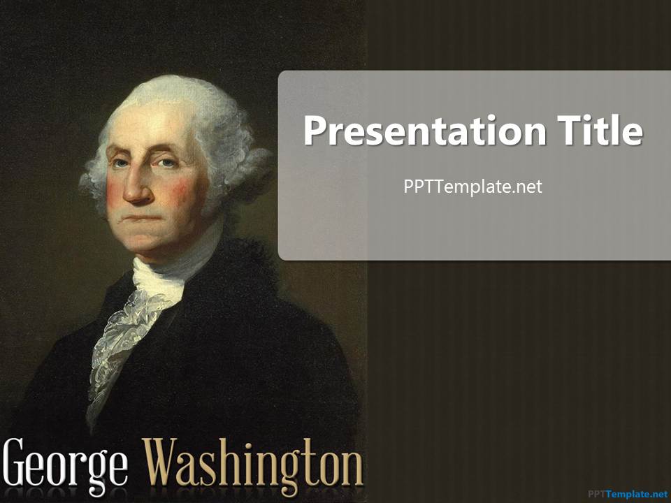 Free George Washington PPT Template