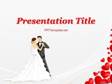 Free wedding PowerPoint template