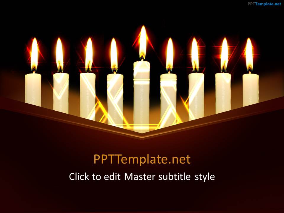 free-candles-ppt-template