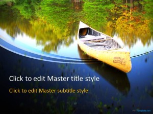 Free Boat Canoe PPT Template