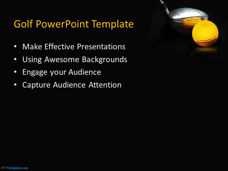 10051 01 golf ppt template 2 PPT Template 10051 01 golf ppt template 2 PPT Template