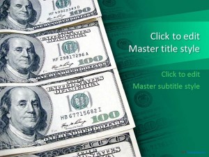 Free Green Dollars PPT Template