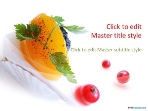 Free Dessert PPT Template