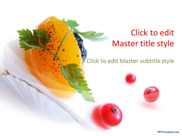 Free Dessert PPT Template