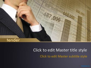 Free Man Thinking PPT Template