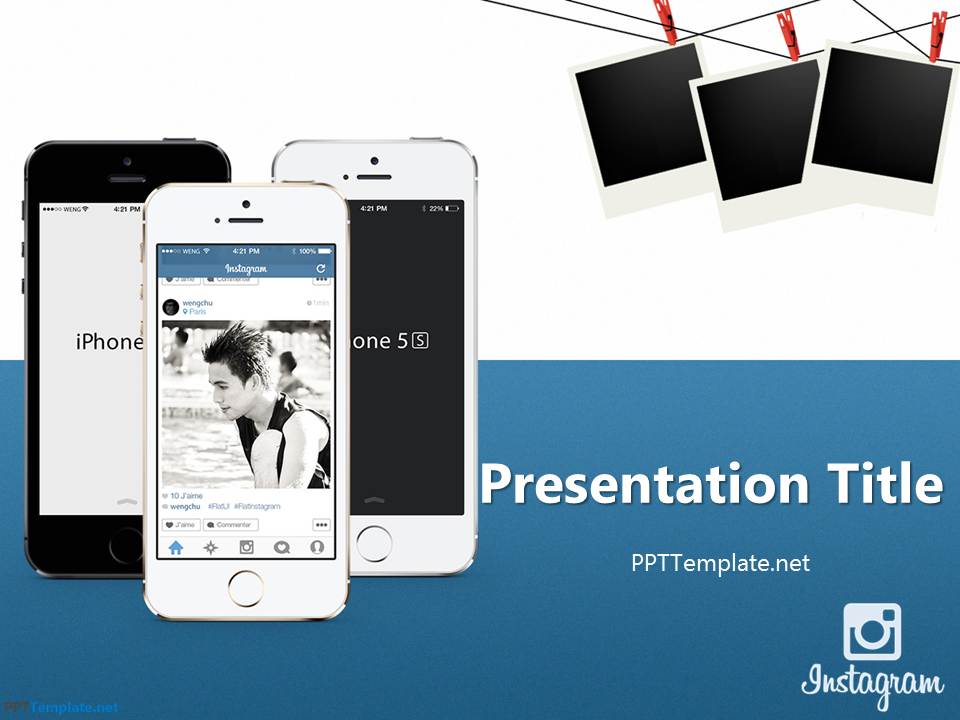 Free Instagram Ppt Template