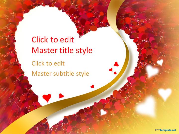 free-love-heart-ppt-template