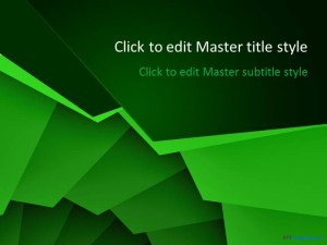 Free Green Spiral PPT Template