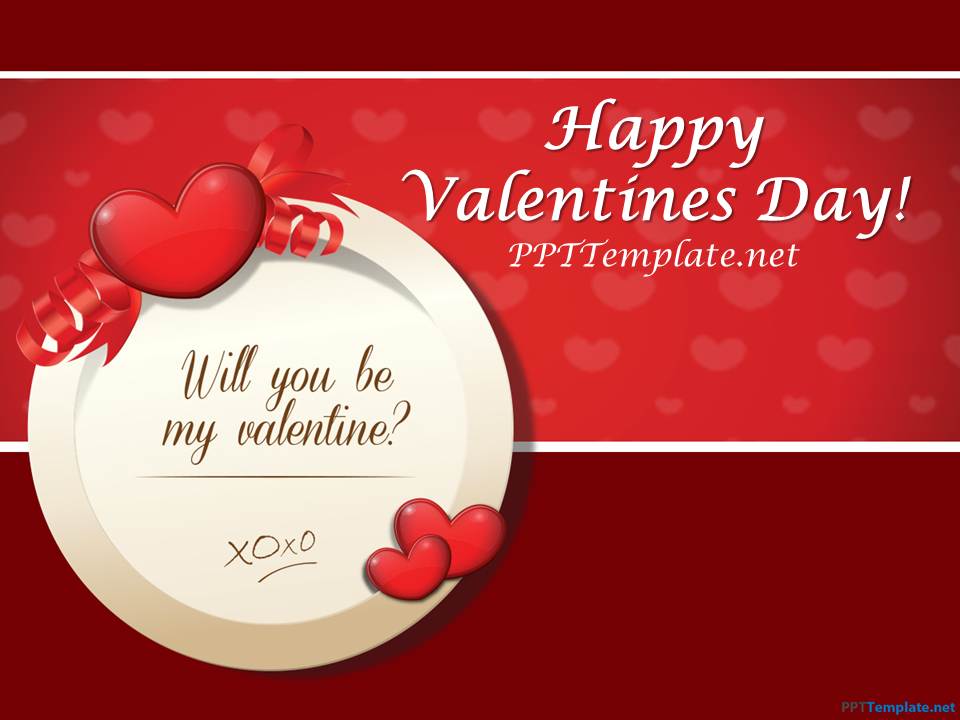 Valentines Ppt Template Contoh Gambar Template