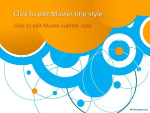 Free Blue Circles PPT Template