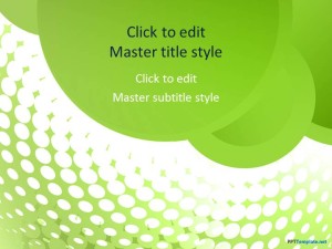 Free Green Groove PPT Template