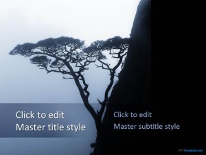 Free Pine PPT Template