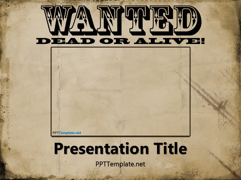wanted-poster-template-google-slides-howtotieabowwithribbononflowers