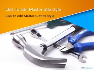Free Construction Tools PPT Template