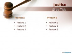 Free Justice Ppt Template