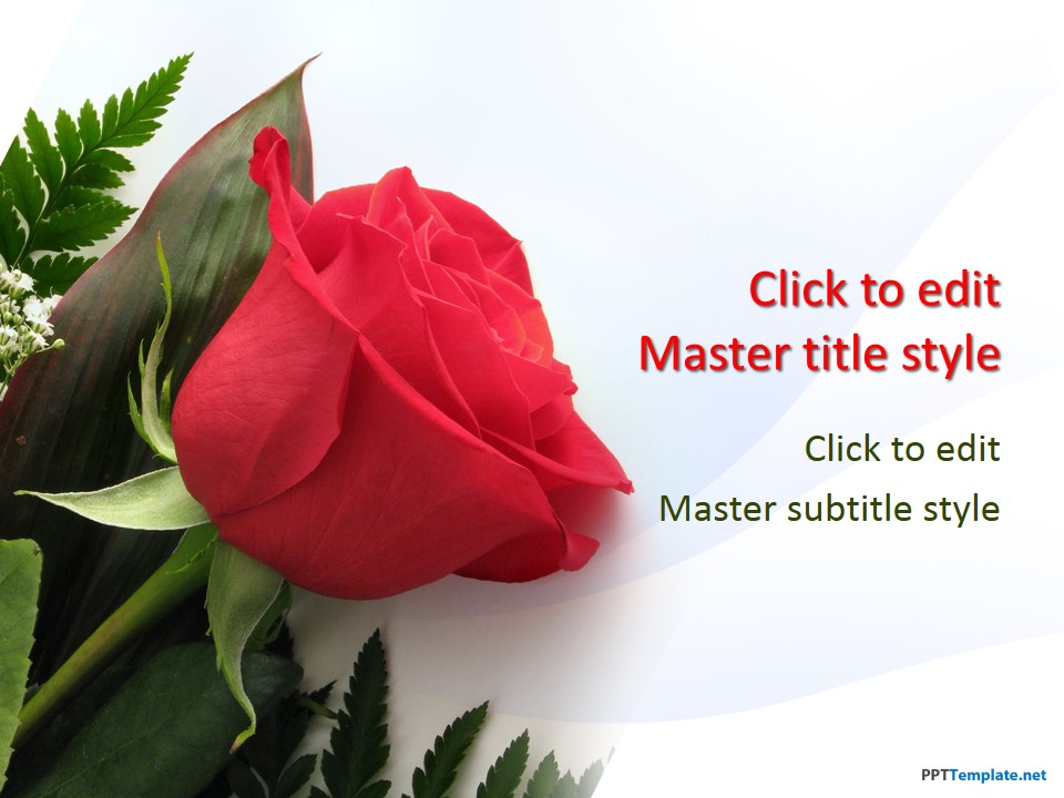 powerpoint backgrounds roses