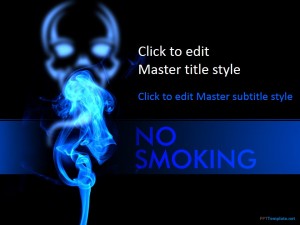 Free No Smoking PPT Template