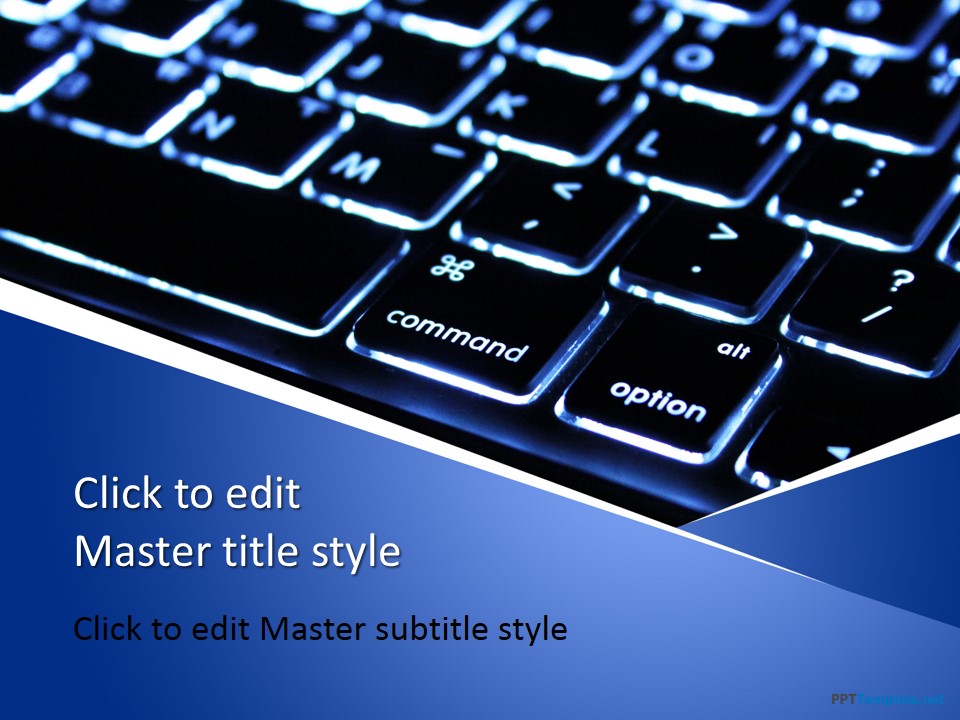 Free Computer Keyboard PPT Template