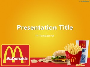 Free Mcdonald S With Logo Ppt Template