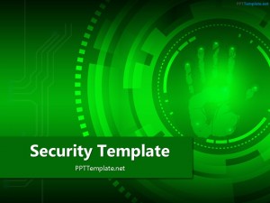 Free Palm Print 2 PPT Template